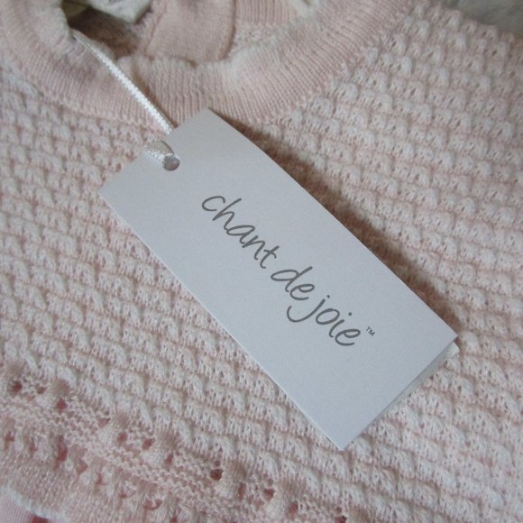 "Chant De Joie" Beautiful Baby Girl Pink Romper/Stretchie/Outfit 3-6 Months NWT - Picture 4 of 12